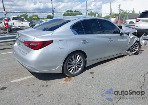 2019 Infiniti Q50 3.0T Luxe z USA, uszkodzony, nr VIN JN1EV7AR1KM558029